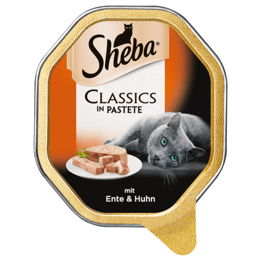 Sheba Classics in Pastete mit Ente & Huhn 85g